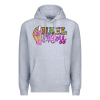 Heather Grey nail boss Premium Hoodie - BarkalooDesign