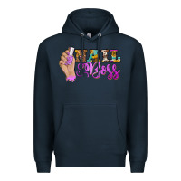 Navy nail boss Premium Hoodie - BarkalooDesign
