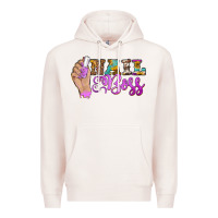 Pale Pink nail boss Premium Hoodie - BarkalooDesign