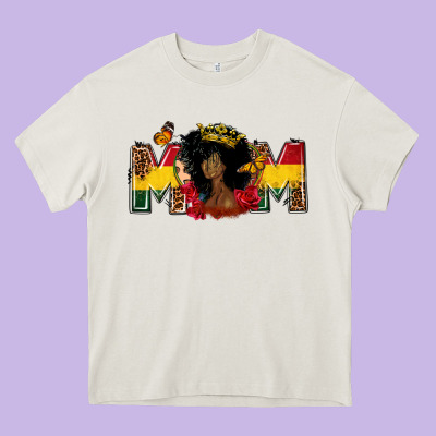 Juneteenth Mom Mother's Day Heavy Core Tee Designed By Fadigitalartstudio