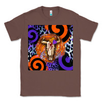 Chestnut halloween bull skull Classic Tee - BarkalooDesign