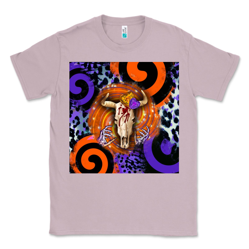 Halloween Bull Skull Classic Tee by BarkalooDesign | Teevron