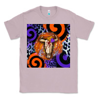 Lilac halloween bull skull Classic Tee - BarkalooDesign