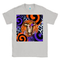Moon Dust halloween bull skull Classic Tee - BarkalooDesign