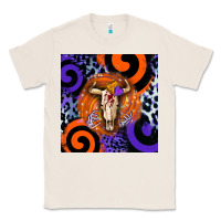 Natural halloween bull skull Classic Tee - BarkalooDesign