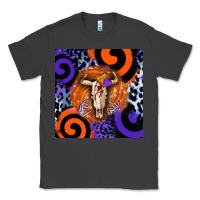 Smoke halloween bull skull Classic Tee - BarkalooDesign