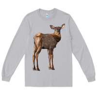 Moon Dust elk fawn deer Long Sleeve Tee - LillyAllenDesigns