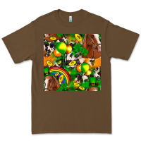Cacao St. Patrick's Day Horse With Balloons Premium Tee - FaDigitalArtStudio