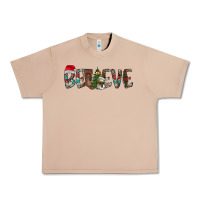 Burro Believe Christmas Urban Heavy Tee - CowhideDigitalArt