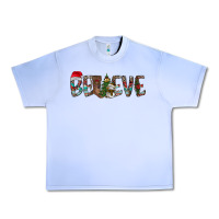 Grape Ice Believe Christmas Urban Heavy Tee - CowhideDigitalArt