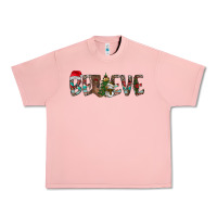 Salmon Believe Christmas Urban Heavy Tee - CowhideDigitalArt