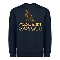 Navy Real Men Love Cats Heavyweight Sweatshirt - Bettercallsaul