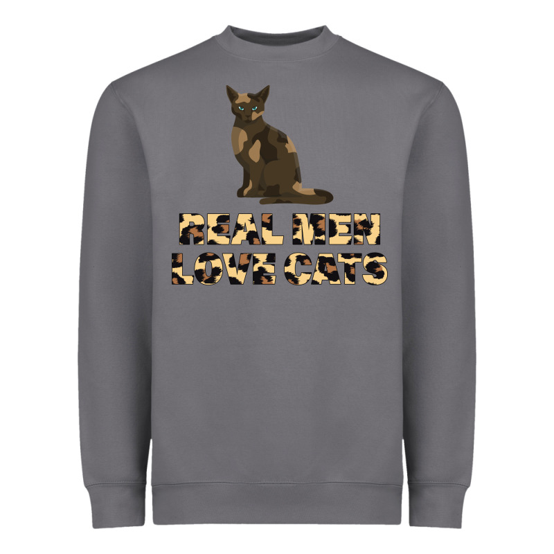 Real Men Love Cats Heavyweight Sweatshirt by Bettercallsaul | Teevron