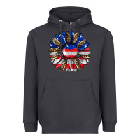 Smoke american flag leopard Heavyweight Hoodie - RanaPortraitStore