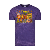 Cloud Purple Fall Basics Vintage Tee - CowhideDigitalArt