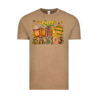 Vintage Coffee Fall Basics Vintage Tee - CowhideDigitalArt