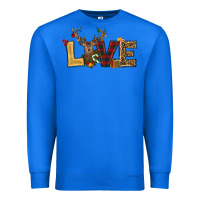 True Royal christmas reindeer love Premium Sweatshirt - RanaPortraitStore
