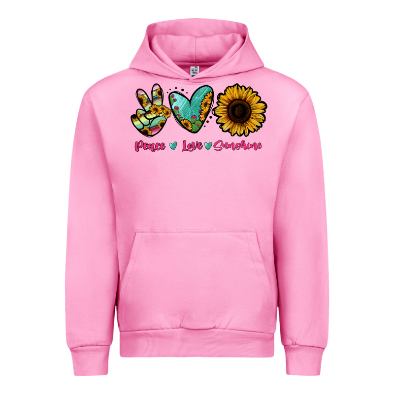 Peace Love Sunshine Urban Hoodie by RanaPortraitStore | Teevron