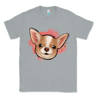 Heather Grey chihuahua pink glitter Classic Tee - Jasminsmagicworld
