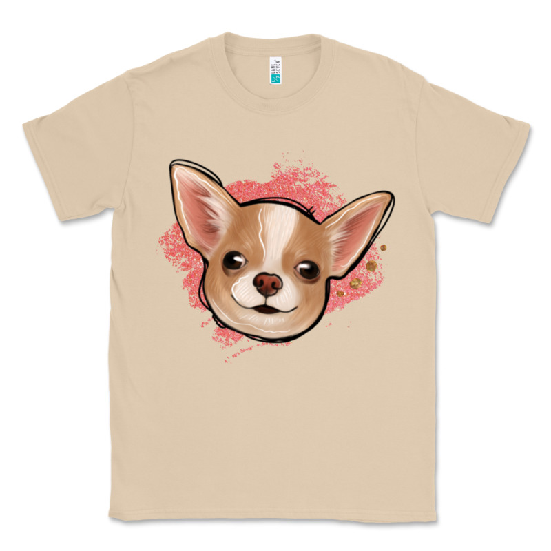 Chihuahua Pink Glitter Classic Tee by Jasminsmagicworld | Teevron