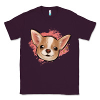 Plum chihuahua pink glitter Classic Tee - Jasminsmagicworld