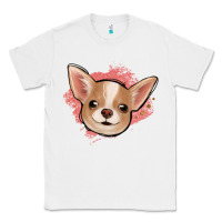 White chihuahua pink glitter Classic Tee - Jasminsmagicworld
