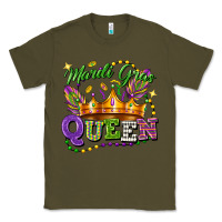 Army Green mardi gras queen Classic Tee - FaDigitalArtStudio