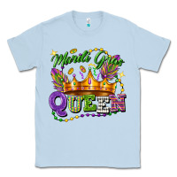 Dusty Blue mardi gras queen Classic Tee - FaDigitalArtStudio