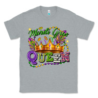 Heather Grey mardi gras queen Classic Tee - FaDigitalArtStudio