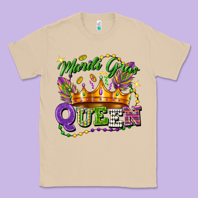 Mardi Gras Queen Classic Tee Designed By Fadigitalartstudio