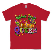 Red mardi gras queen Classic Tee - FaDigitalArtStudio