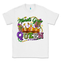 White mardi gras queen Classic Tee - FaDigitalArtStudio