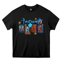 Black American mama Mother's Day Heavy Core Tee - FaDigitalArtStudio