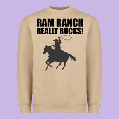 Ram Ranch Really Rocks! Heavyweight Sweatshirt Designed By Bettercallsaul