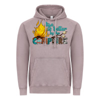 Vintage Zinc life is better by the campfire Vintage Hoodie - Artiststas