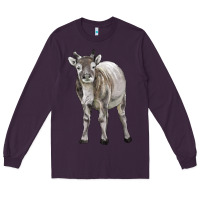 Plum reindeer fawn deer Long Sleeve Tee - LillyAllenDesigns