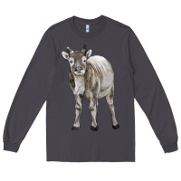 Smoke reindeer fawn deer Long Sleeve Tee - LillyAllenDesigns