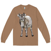Toasted Coconut reindeer fawn deer Long Sleeve Tee - LillyAllenDesigns