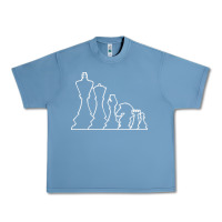 Pebble Blue chess t  shirt chess Urban Heavy Tee - maiPhamDesign