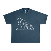 Midnight Navy chess t  shirt chess Urban Heavy Tee - maiPhamDesign