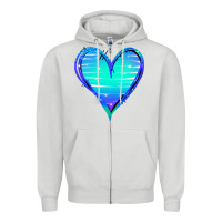 Mermaid Heart Zipper Hoodie | Teevron
