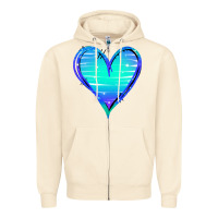 Sandshell Mermaid Heart Zipper Hoodie - Jasminsmagicworld