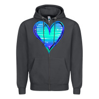 Smoke Mermaid Heart Zipper Hoodie - Jasminsmagicworld