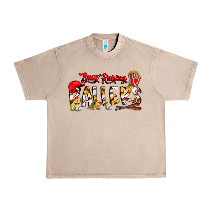 Busy Raising Ballers Urban Heavy Tee by CowhideDigitalArt | Teevron