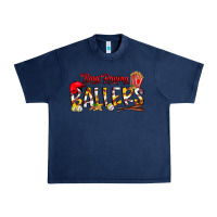 Navy busy raising ballers Urban Heavy Tee - CowhideDigitalArt