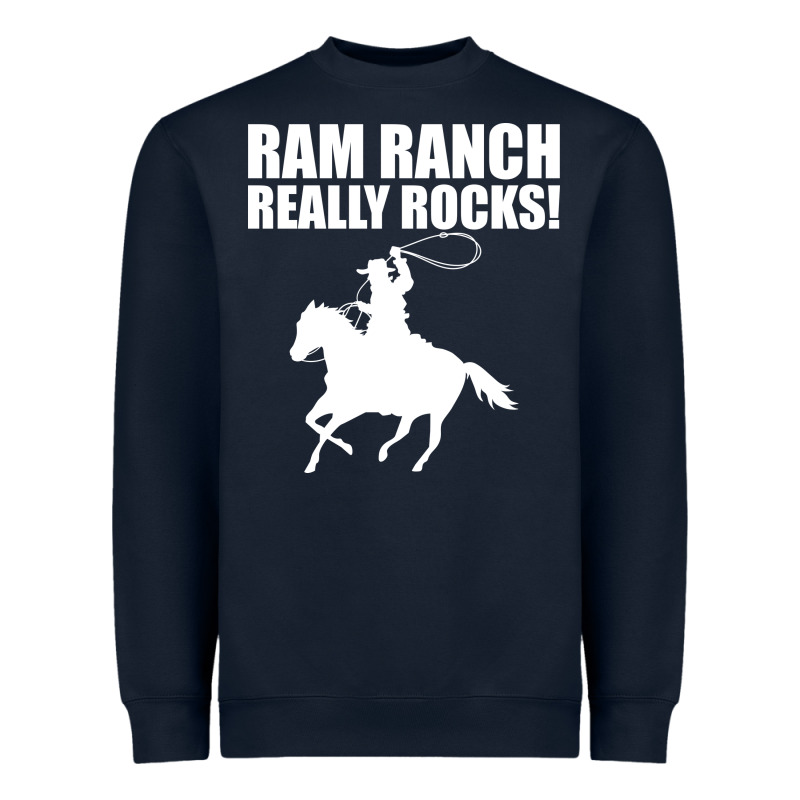 Ram Ranch Really Rocks! Heavyweight Sweatshirt by Bettercallsaul | Teevron
