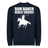 Navy Ram Ranch Really Rocks! Heavyweight Sweatshirt - Bettercallsaul