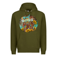 Army Green nail boss Premium Hoodie - BarkalooDesign