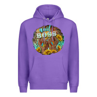 Purple nail boss Premium Hoodie - BarkalooDesign