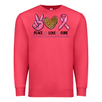 Cardinal peace love cure Premium Sweatshirt - RanaPortraitStore